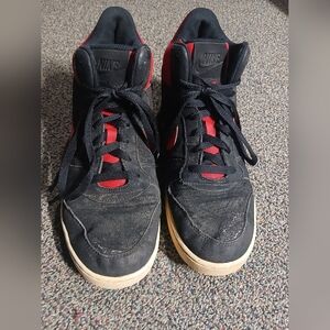 Nike Red and Black Sneakers